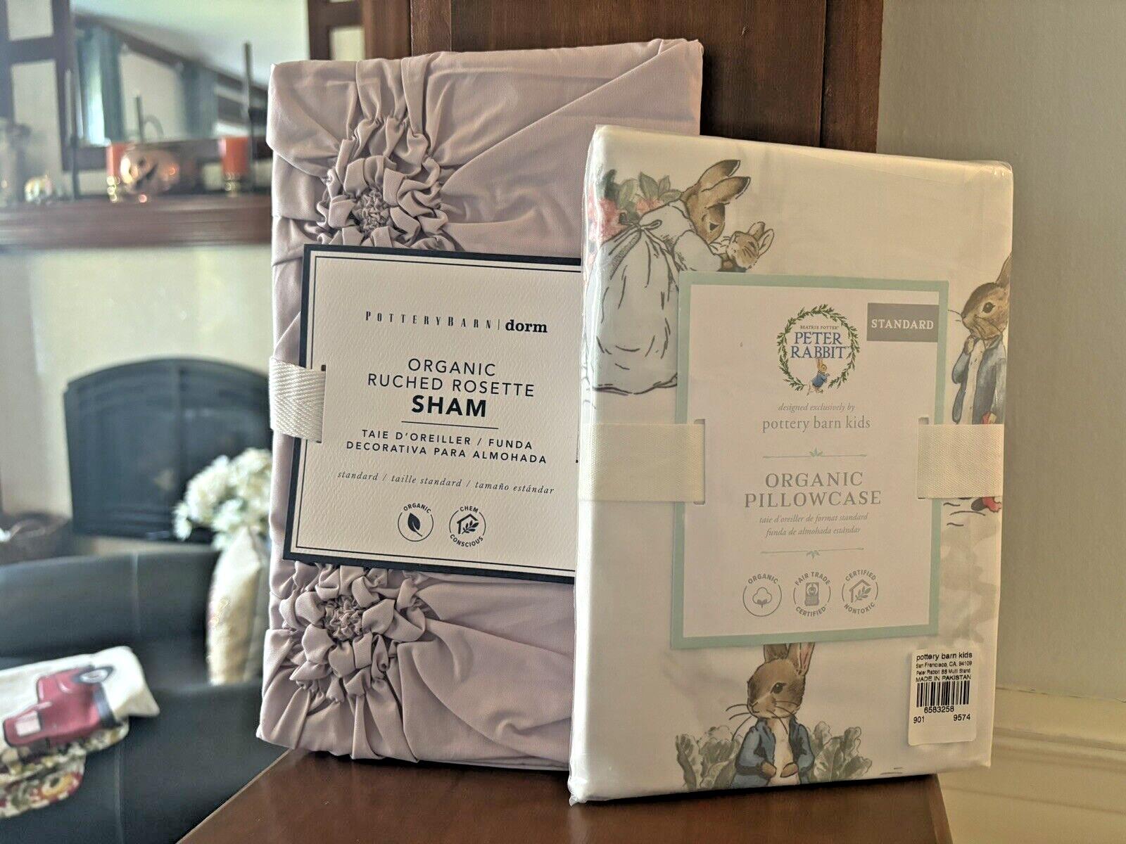 Pottery Barn holiday Floral Peter Rabbit princess Bed Purple Disney gift SET 2 [