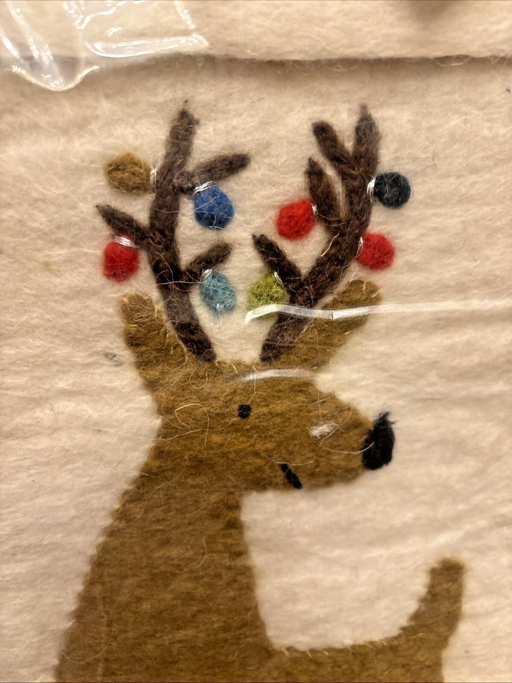 pottery barn Holiday Christmas stocking Reindeer Deer gift party West elm kid