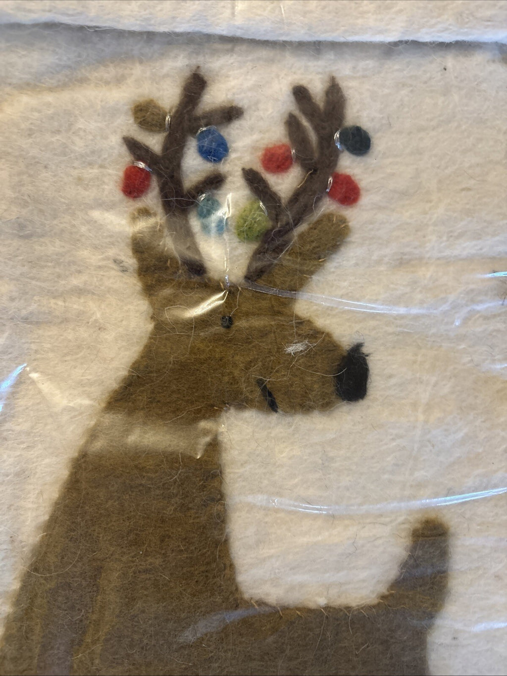 pottery barn Holiday Christmas stocking Reindeer Deer gift party West elm kid