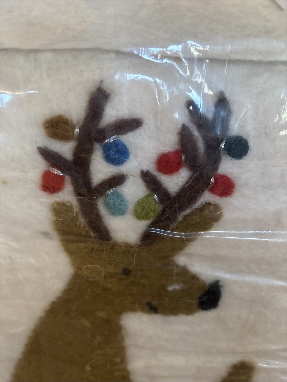 pottery barn Holiday Christmas stocking Reindeer Deer gift party West elm kid