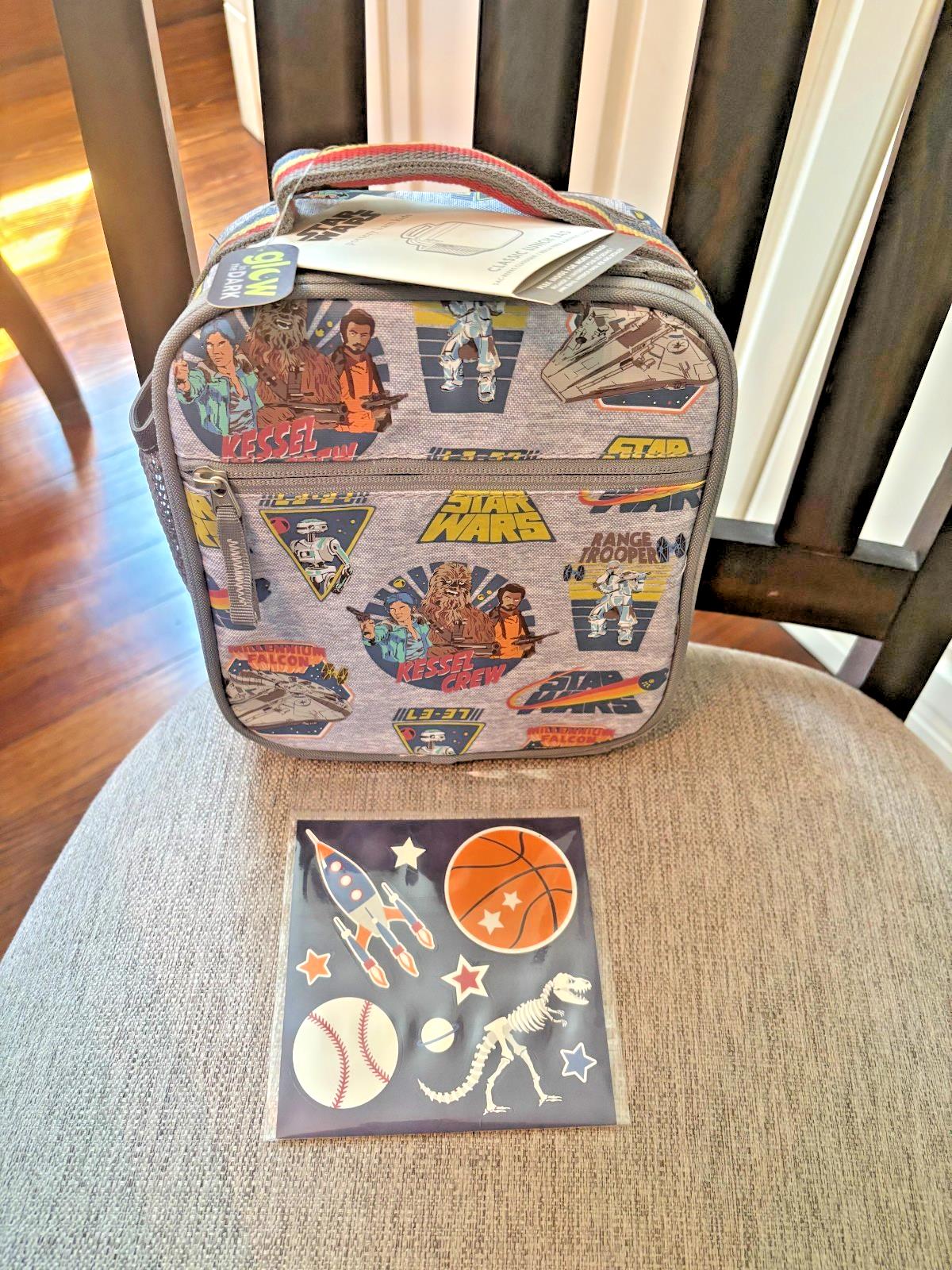Pottery Barn School LUNCH BOX BAG Star Wars SOLO Disney space boy travel n