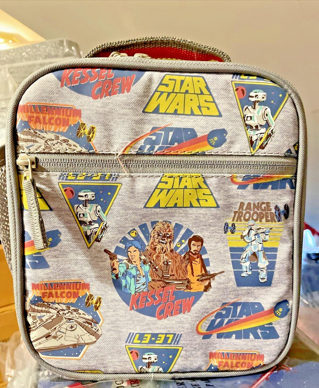 Pottery Barn School LUNCH BOX BAG Star Wars SOLO Disney space boy travel n