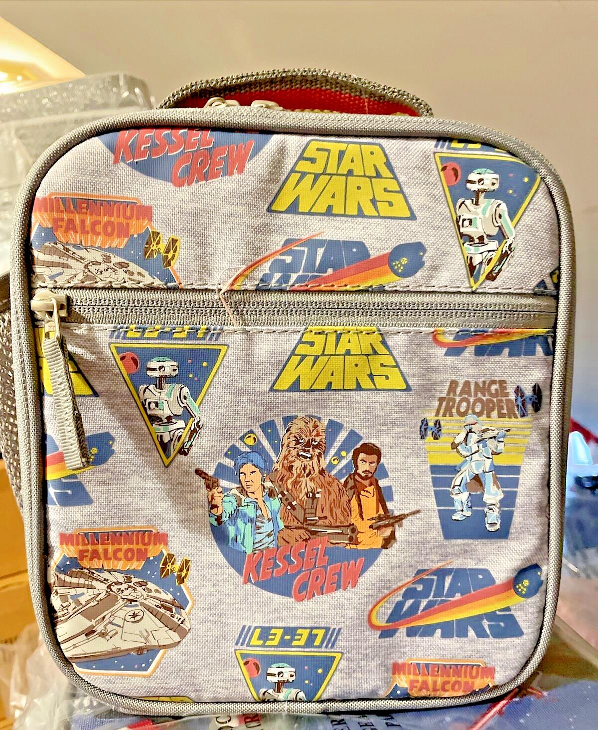 Pottery Barn School LUNCH BOX BAG Star Wars SOLO Disney space boy travel n