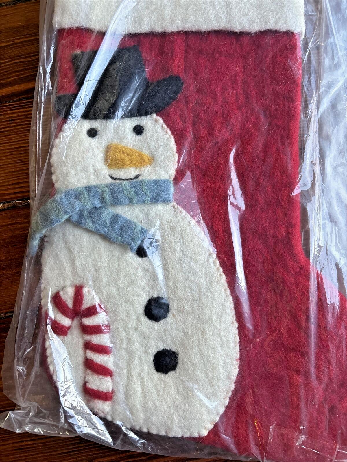 pottery barn Holiday Christmas stocking Snowman frosty Disney kid gift party /[