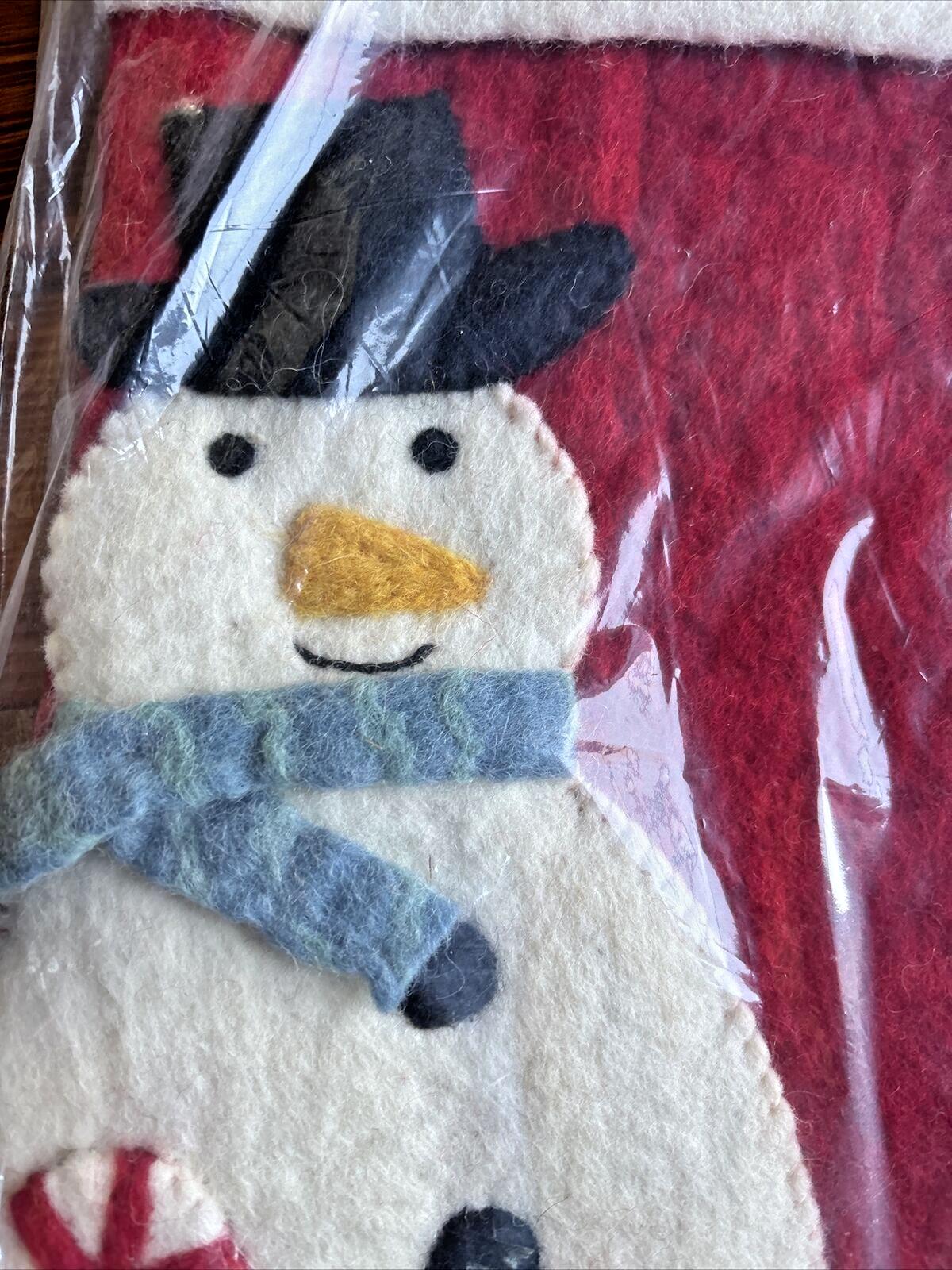 pottery barn Holiday Christmas stocking Snowman frosty Disney kid gift party /[