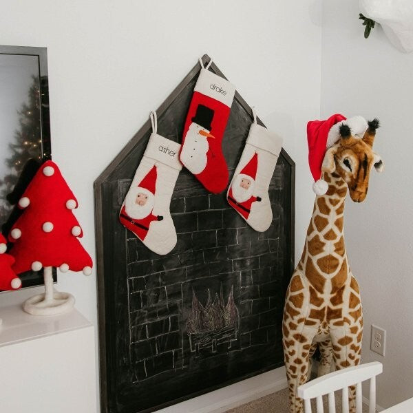 pottery barn Holiday Christmas stocking Snowman frosty Disney kid gift party /[