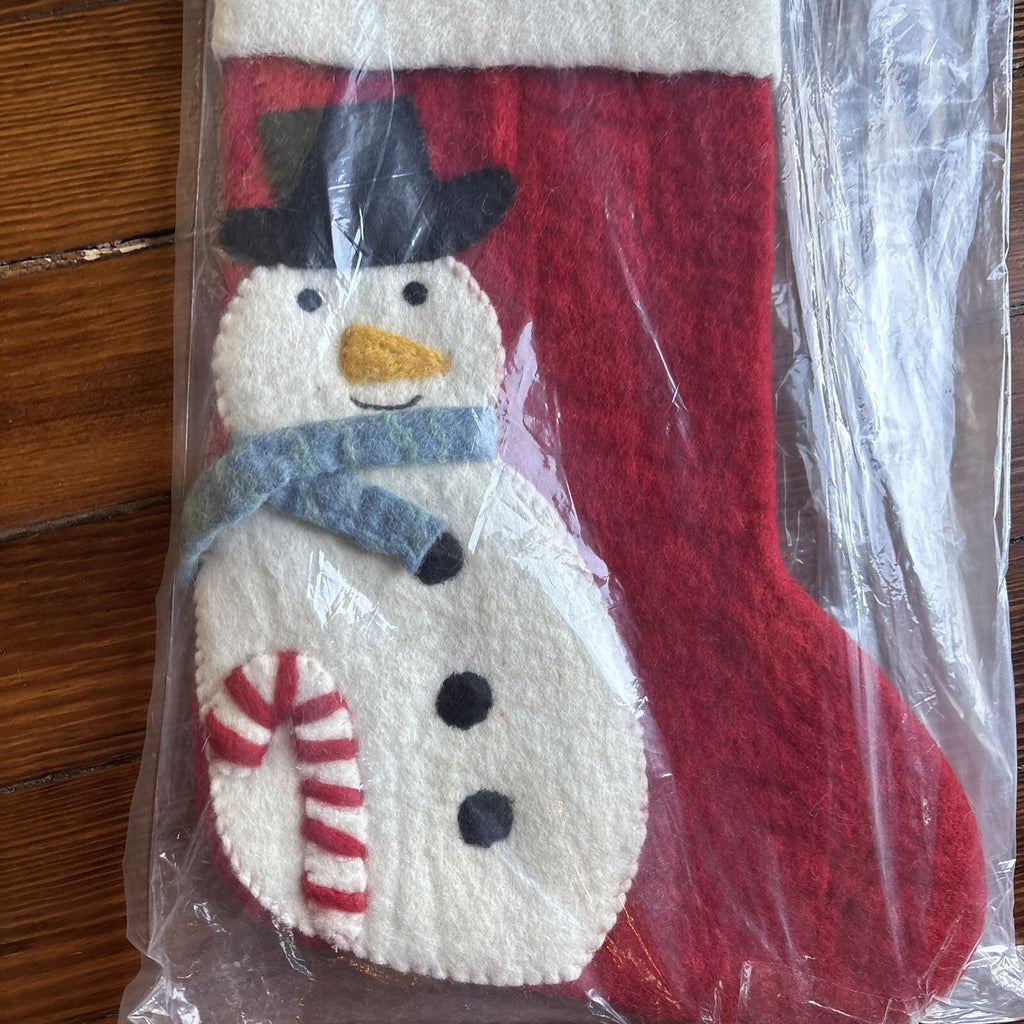 pottery barn Holiday Christmas stocking Snowman frosty Disney kid gift party /[