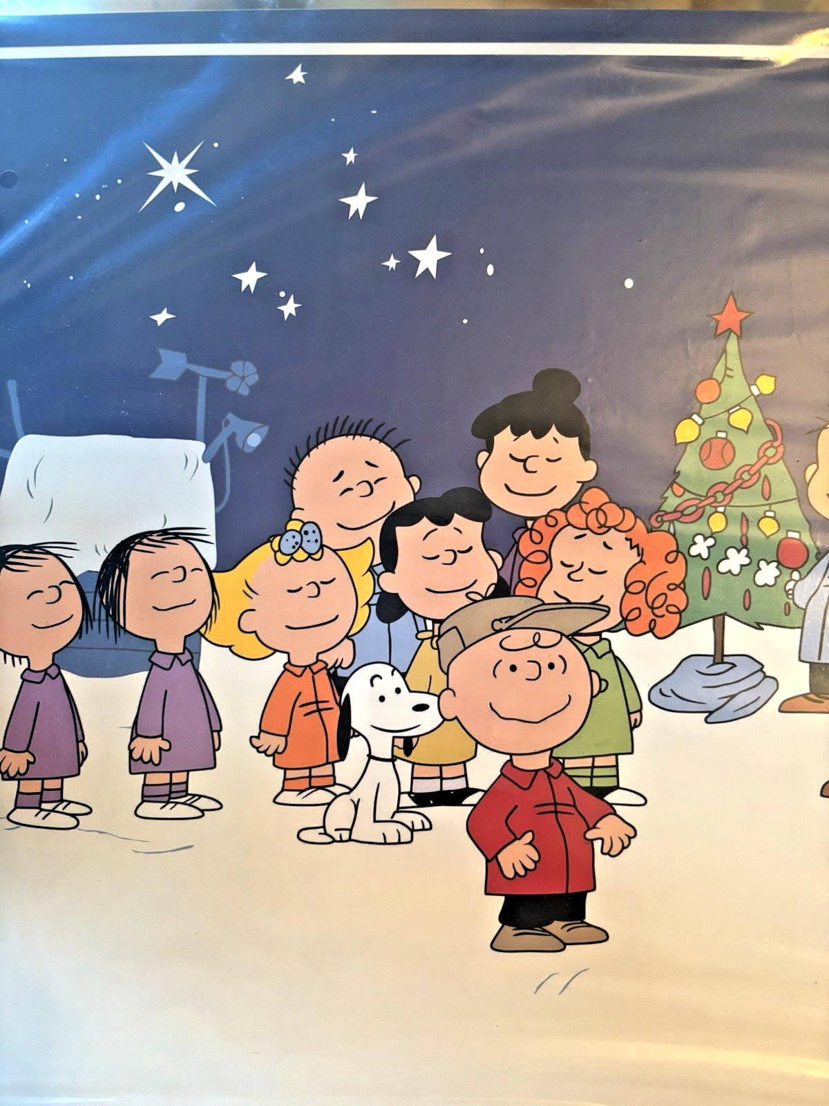 Pottery Barn Snoopy Disney Peanuts holiday Christmas party placemat kid SET 4