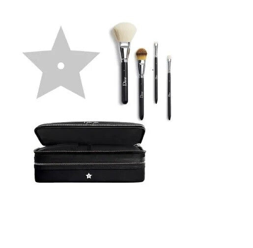 DIOR VIP Gift Brush Set pouch Disney birthday Holiday girl party travel ??  ]