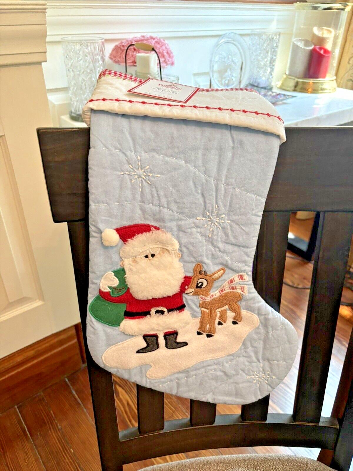 Pottery Barn Holiday Christmas stocking Disney Santa Rudolph Seuss Deer Party ??