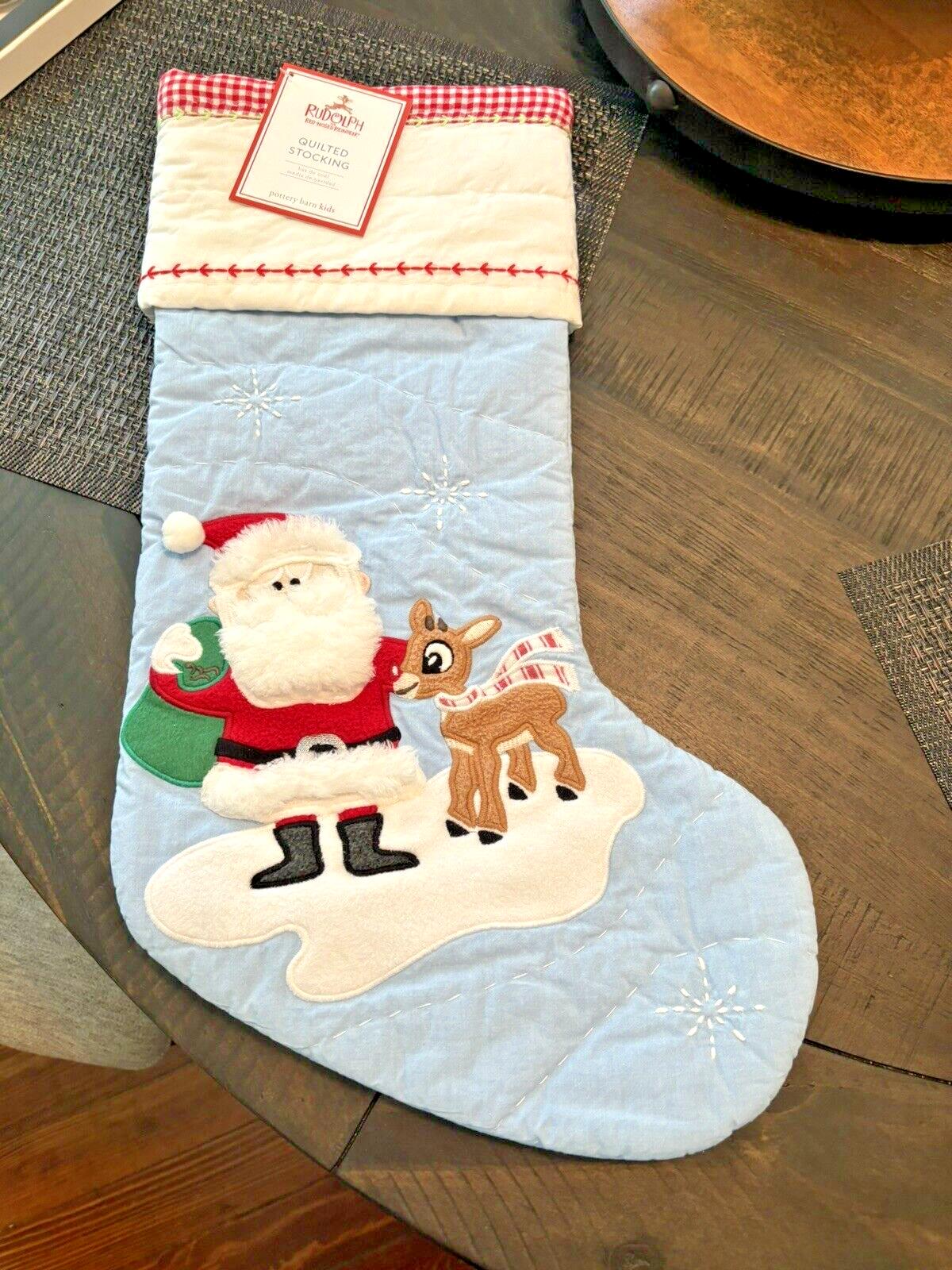 Pottery Barn Holiday Christmas stocking Disney Santa Rudolph Seuss Deer Party ??