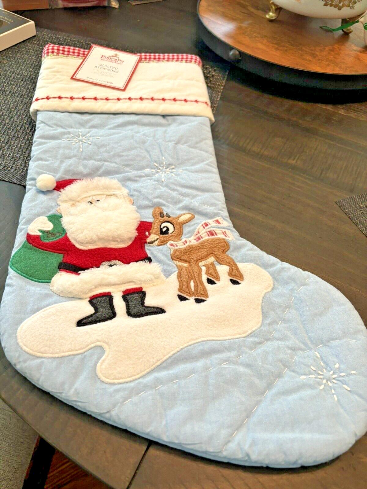 Pottery Barn Holiday Christmas stocking Disney Santa Rudolph Seuss Deer Party ??