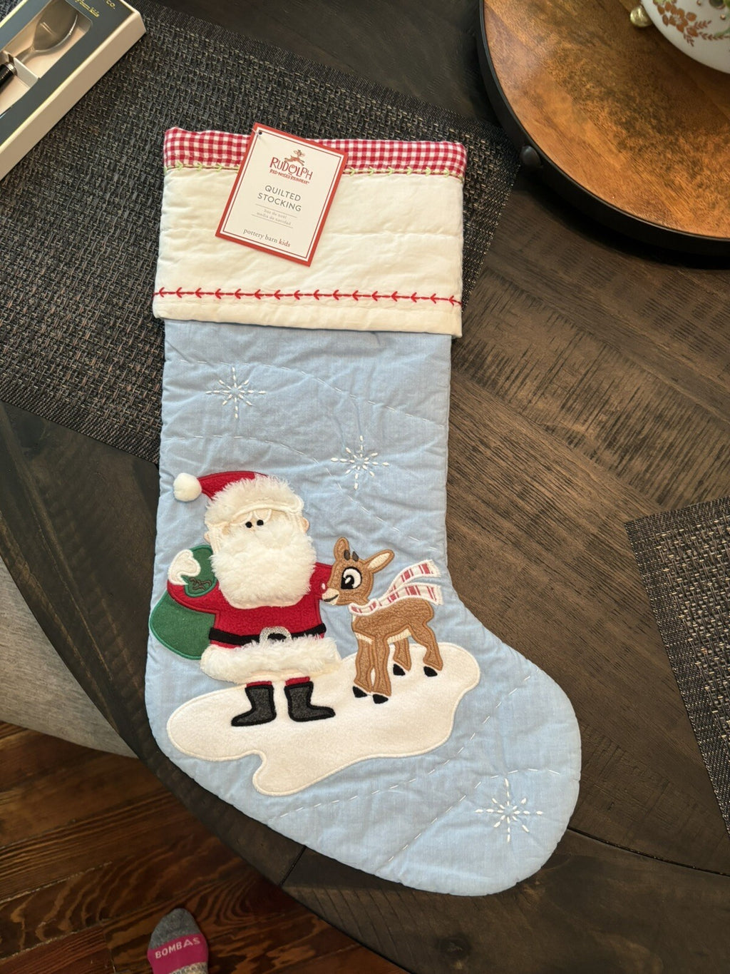 Pottery Barn Holiday Christmas stocking Disney Santa Rudolph Seuss Deer Party ??