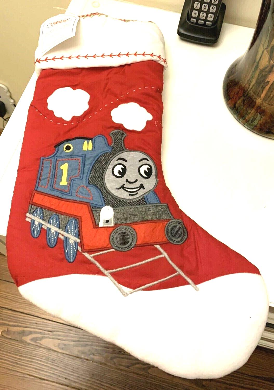 Disney Pottery Barn Holiday Christmas stocking THOMAS TRAIN gift party pre k  ,