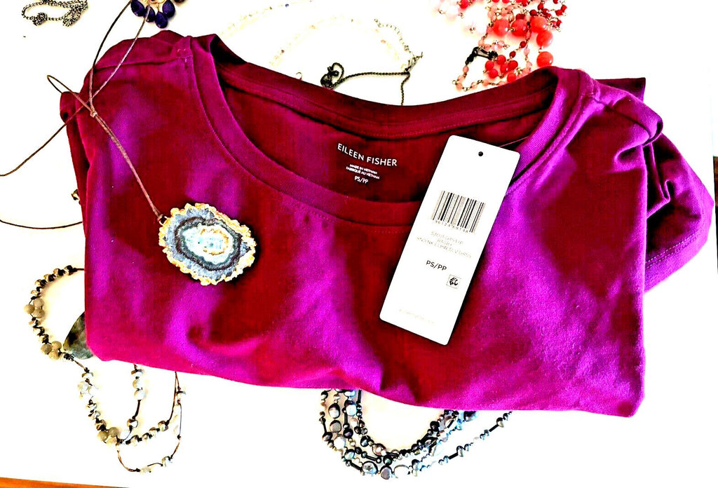 EILEEN FISHER Dress Garnet hill holiday Disney  NEW travel cotton mom girl [