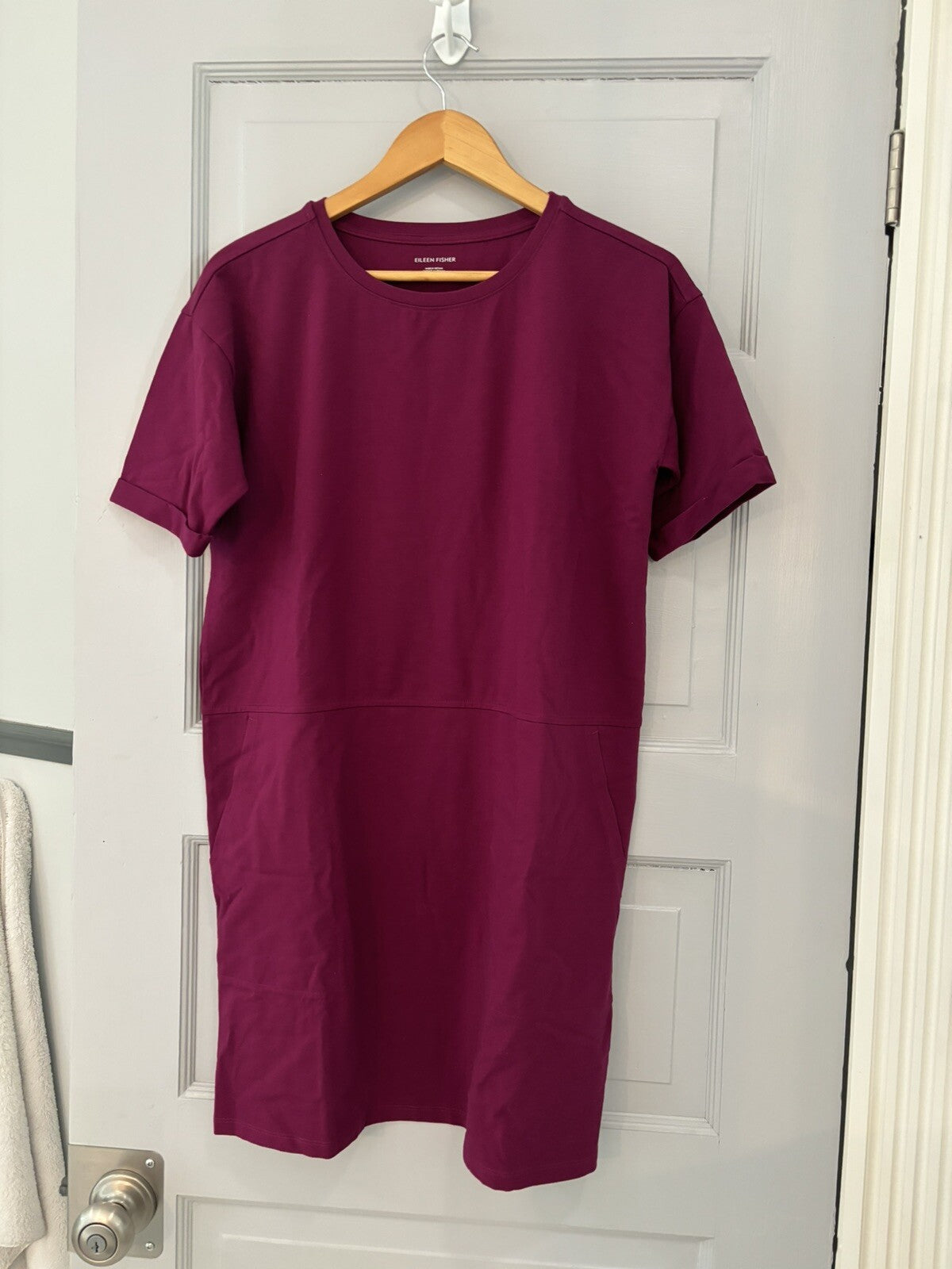 EILEEN FISHER Dress Garnet hill holiday Disney  NEW travel cotton mom girl [