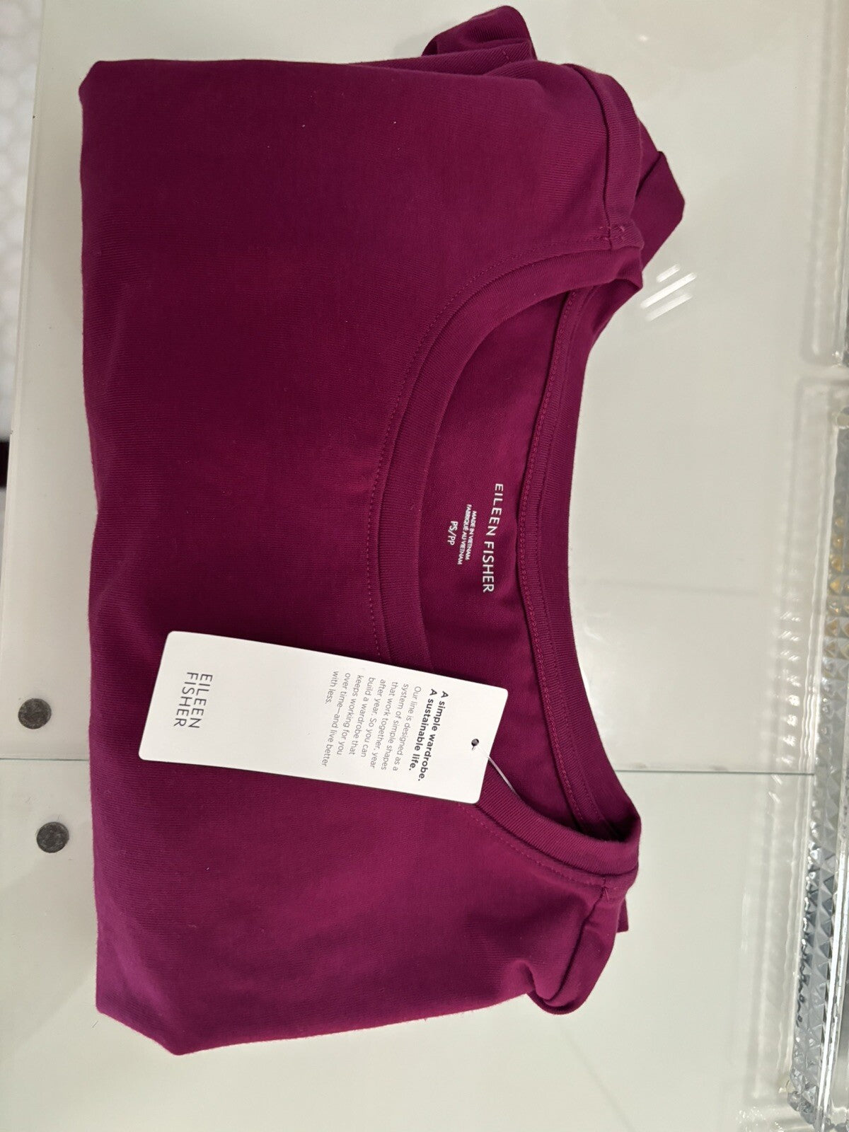 EILEEN FISHER Dress Garnet hill holiday Disney  NEW travel cotton mom girl [